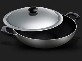 Non-Stick Kadai with Flat Lid - 29 cms