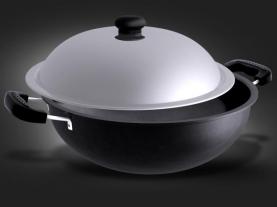 Non-Stick Kadai with Dome Lid - 29 cms